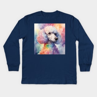 Poodle Kids Long Sleeve T-Shirt